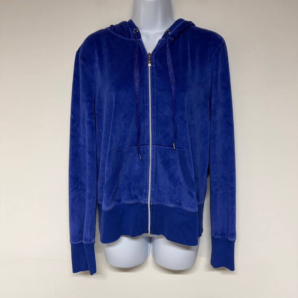 Victorias Secret VSX Sexy Sport Size L Zip Up Hoodie Velour Y2K
